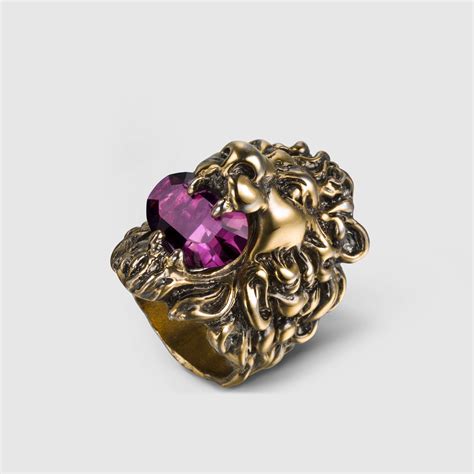 anello gucci leone prezzo|Anelli da donna di Gucci .